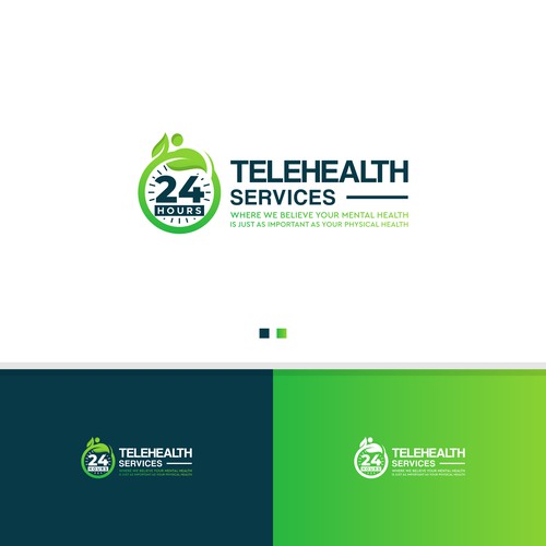 24 Hours Telehealth Services Logo