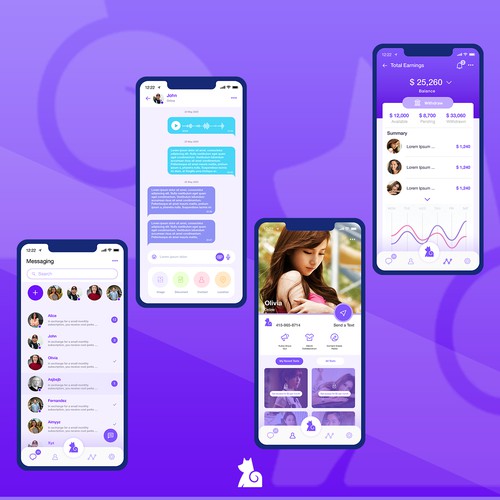 Moblie app UI design