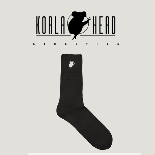 Nice sock logo concept for Koala Head