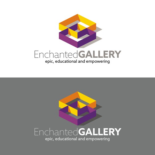 Bold, simple, clean logo for an augmented reality (AR) app company.