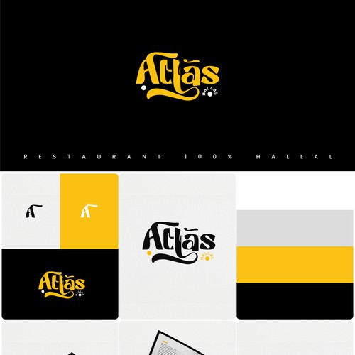 Atlas Halal Restaurant Branding