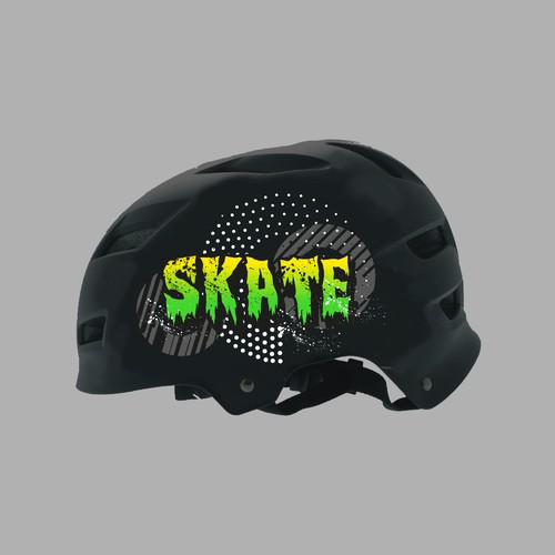 Skater helmet design for Kids