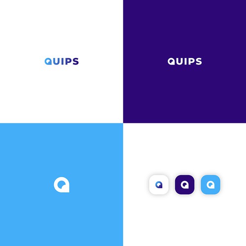 Logo design concept for moving company Quips