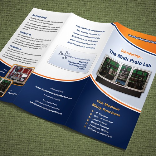 Multi Proto Lab Brochure design