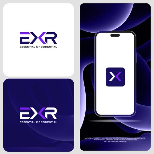 corporate minimal Real estate startup logo c