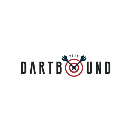 Bold logo concept for "Dartbound"