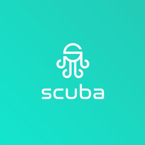 Bold and minimal logo for Scuba Intelligence.