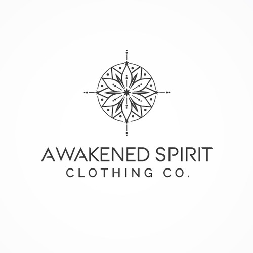 Logo design for modern spiritial clothing company