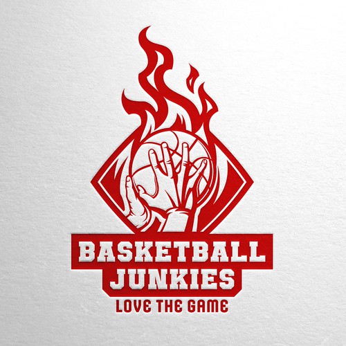 Sport Logo Design for Basketball Junkies 