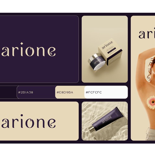 Luxury Skincare Brand Identity & Packaging Design – Arione