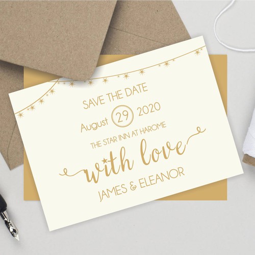 Save the Date Card Design