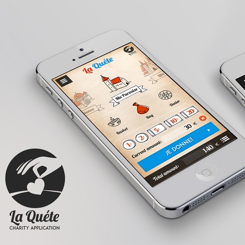 La Quéte - Charity application