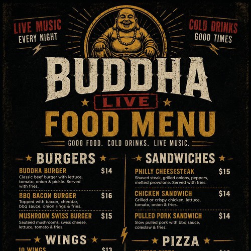 Menu Example Made in Photopea