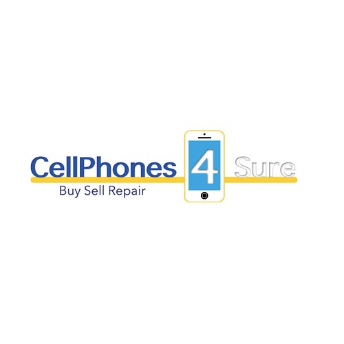 Logo Concept for Cell Phones 4 Sure