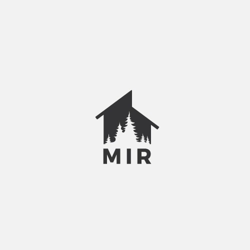 Logo for a Tiny rental House in Canada.