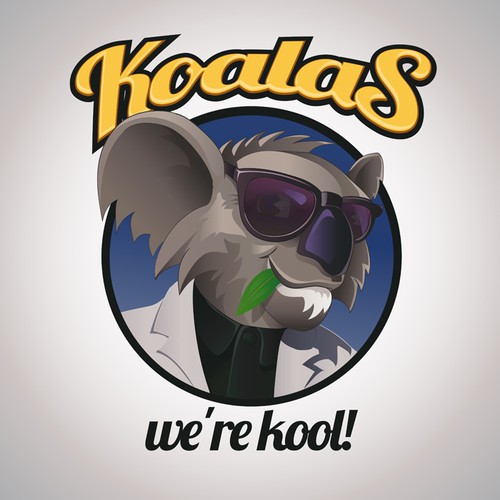 Koala character logo