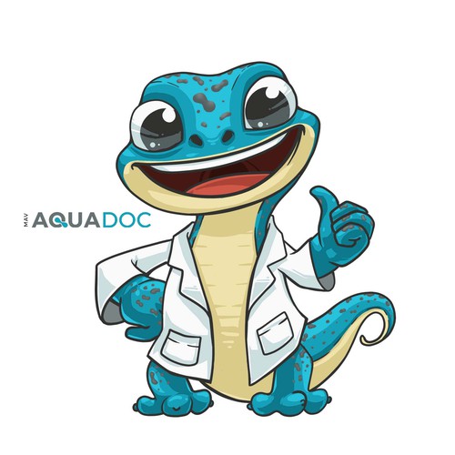 Mascot Design For AquaDoc (Pool & Spa Brand)