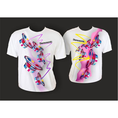 Create a bright, colourful, artistic and amazing T-Shirt for Stereosonic!