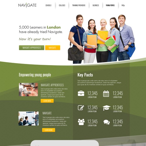 Educational services website