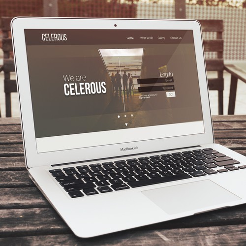 Landing Page for Celerous