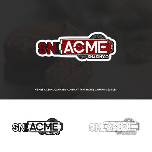 SNACME Snakin'co Logo Design