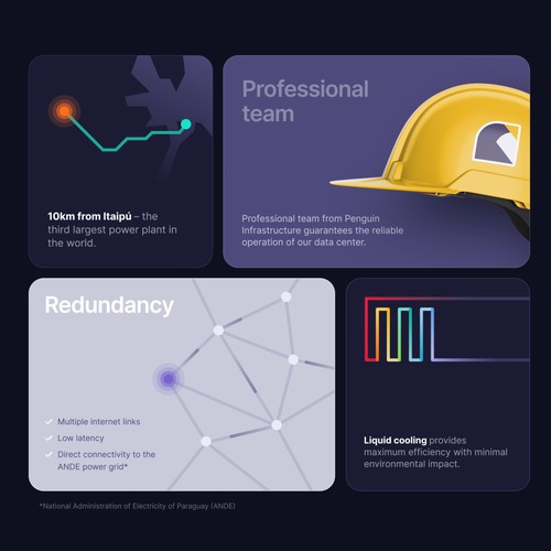 Website for a company offering cloud and hosting solutions