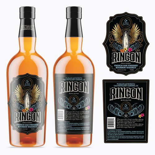 Rincon Whiskey label