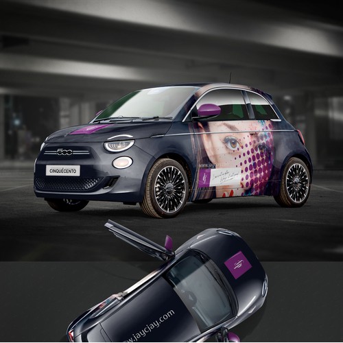  Luxury JCJ art Fiat 500 Car Design for Woman Target Group