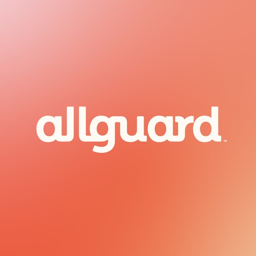 Customized Wordmark Design for "allguard", an Innovative Payment Gateway