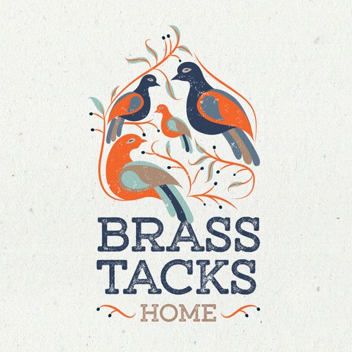 Logo design for Brass Tacks Home