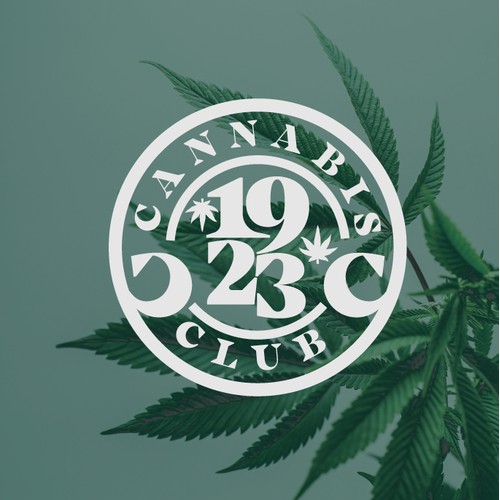 Bold logo for Cannabis club