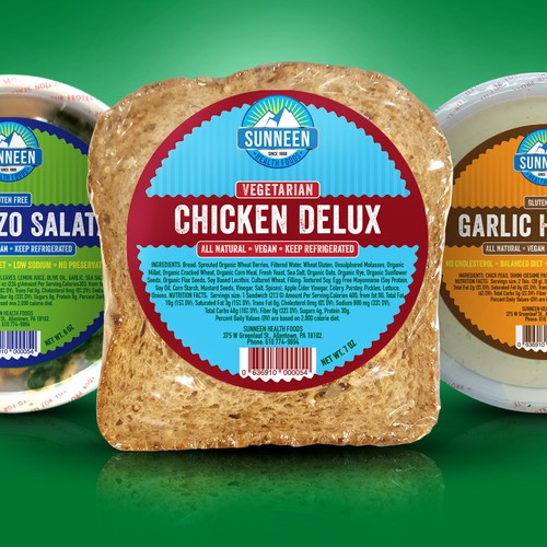 LABEL FOR VEGETARIAN FOOD