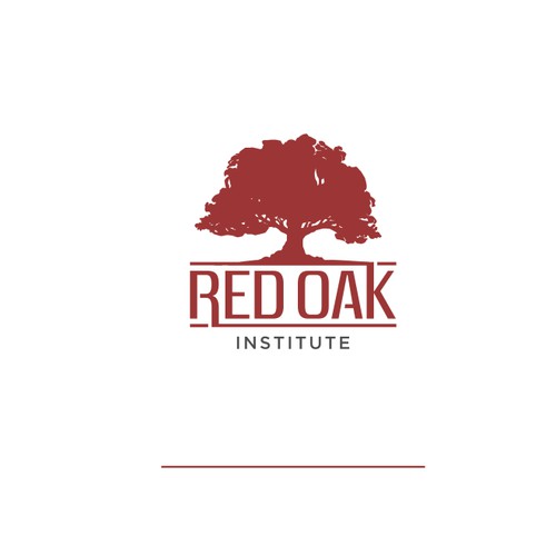 Logo Design concept fot Red oak Institute
