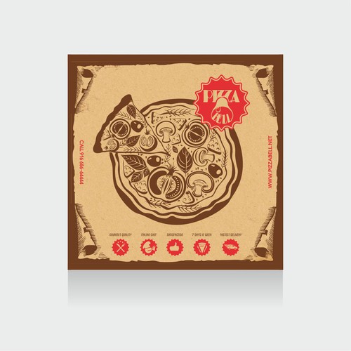 Pizza Bell New Box Design