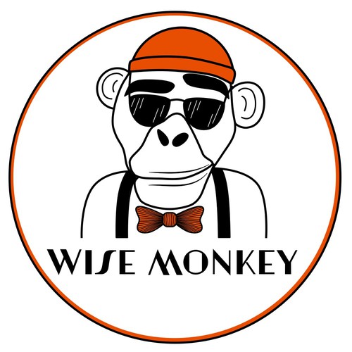 Wise Monkey logo entry