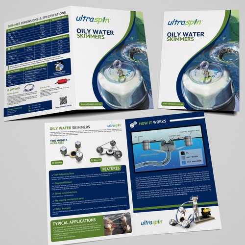 New brochure design for Ultraspin Technology