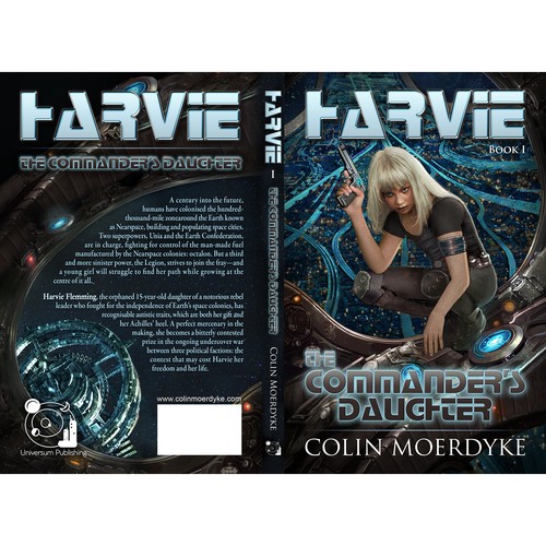 Book Cover for a Young Adult Science Fiction Thriller