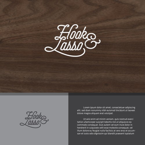 Create a powerful, playful logo and biz card for writers at Hook & Lasso