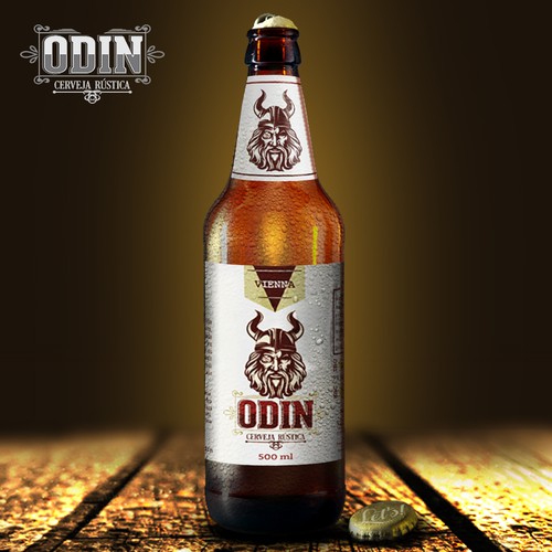 Beer Label for Odin's Brewery