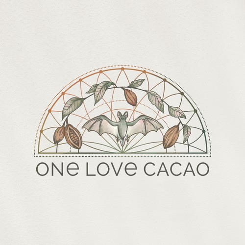 Earthy Logo for Pure Cacao Blocks