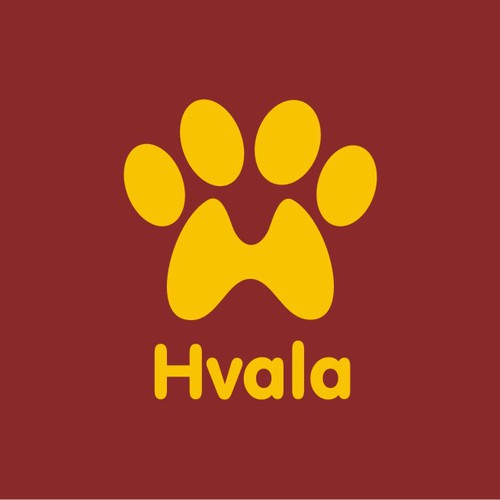 99nonprofits: Logotype for charity Hvala - for the dogs and cats of the Balkans