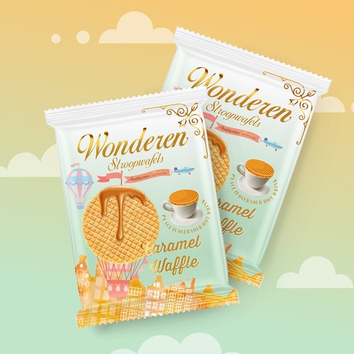 Packaging Design for Dutch Stroopwafels