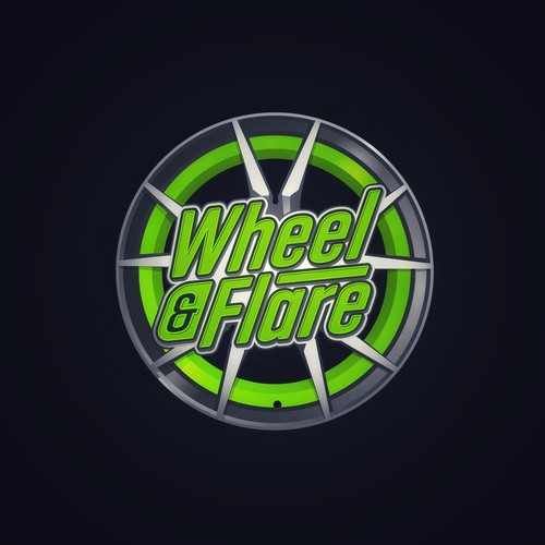 Custom wheels logo