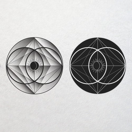 Vesica Piscis Tattoo Design