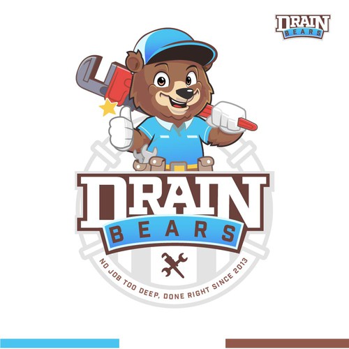 Modern plumbing logo