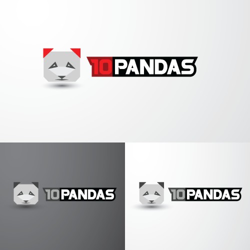 Create the next logo for 10 Pandas