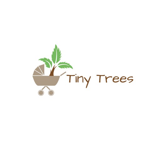Logo concept for “Tiny Trees” baby food