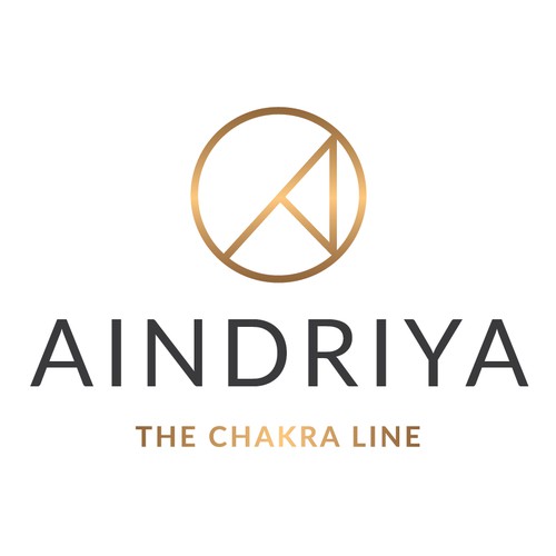 Aindriya - The chakra line Logo concept