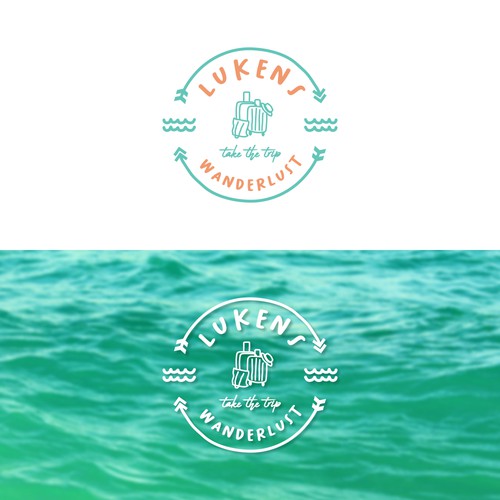 Logo concept for Lukens Wanderlust