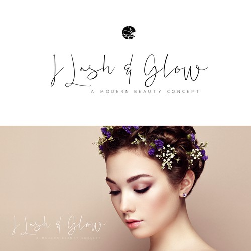 Logo concept for I Lash & Glow